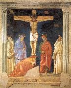 Andrea del Castagno Crucifixion and Saints oil painting artist